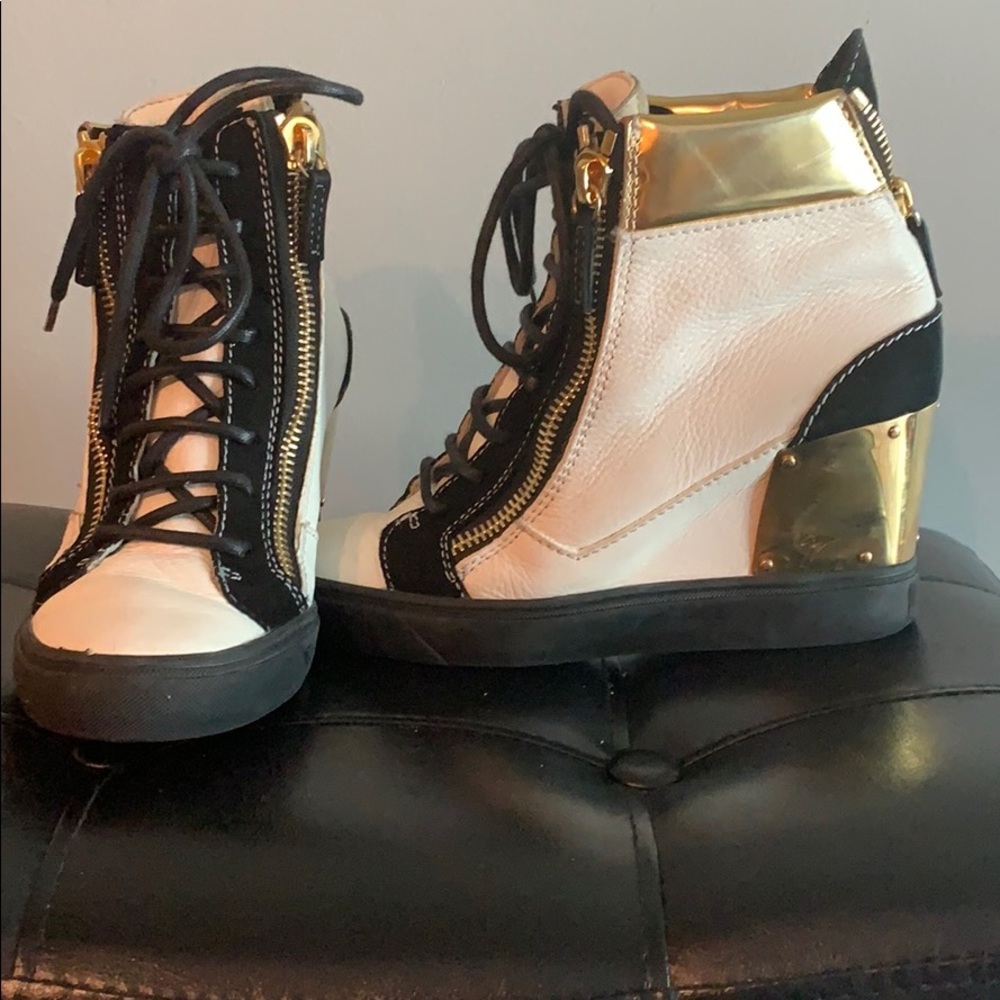 Giuseppe Zanotti wedge sneakers size 37